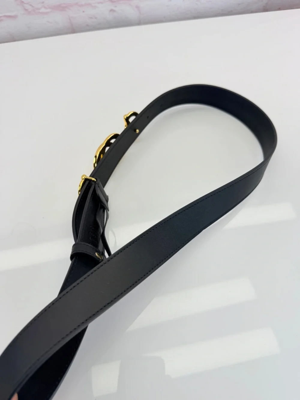 Gucci Zumi Smooth Leather Belt Black  550122 85/34